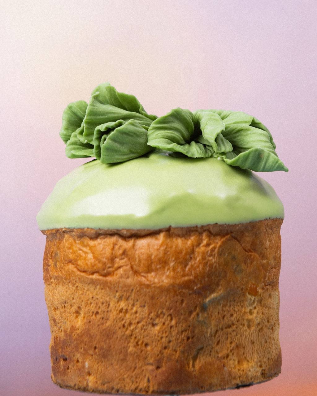 Паска-квітка з фісташковою начинкою, вишневим мармеладом та вишнею мараскіно - Зображення 3