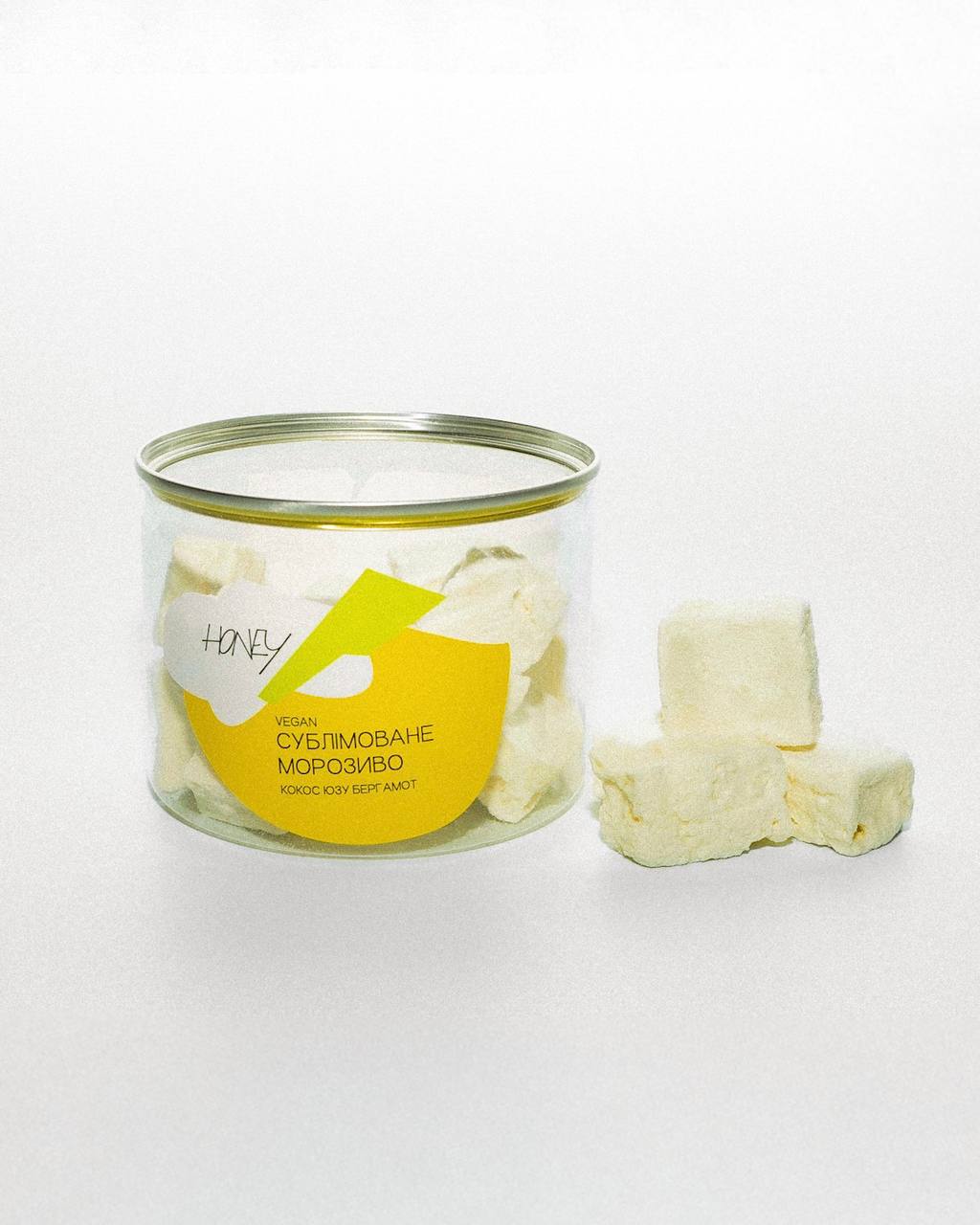 Сублімоване морозиво Кокос-юзу-бергамот vegan - Зображення 2